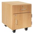 Diversified Spaces Red Oak Storage Cabinet, 24 in W, 30 in H M18-2422-H30K