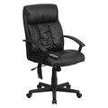 Flash Furniture Black High Back Massage Chair BT-9578P-GG