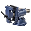 Palmgren 5" Standard Duty Multi-Jaw Rotating Vise with Swivel Base 9629503