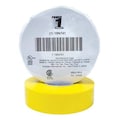 Zoro Select Electrical Tape, 7 mil, 3/4" x 66 ft., Yellow 19N741