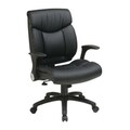 Office Star Desk Chairs, Eco Leather, Adjustable FL89675-U6