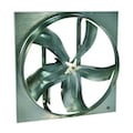 Dayton Medium Duty Exhaust Fan with Motor and Drive Package, 30 in Blade Dia, 115/208-230V AC, 1 1/2 hp 7M7X7