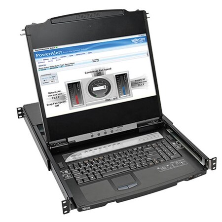 Doomsday Netdirector 8-Port 1U Rackmount Console HDMI KVM Switch with 17 in. LCD DO3769212