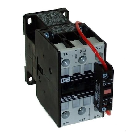 Imo Automation Contactor 3 Pole Open 11kW 24A AC3, 110V DC Coil MC24-S-00=110