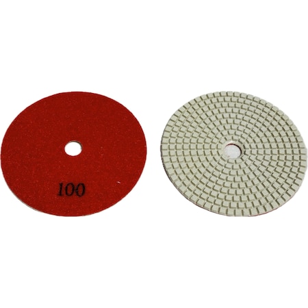 Vantage Product Flexible Risen Bond Dry Polishing Pad, Concrete Finishing, 5'' R-FB50100