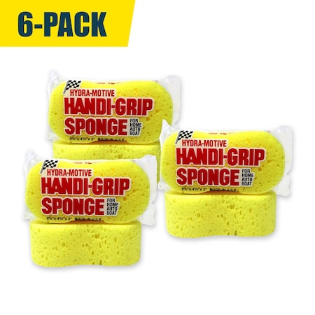 Hydra Handi Grip Sponge 8-1/2in x 4-3/4in x 3in - 6PK BN20S-6