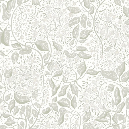 A-Street Prints Turi Sage Twining Vines Wallpaper 4143-22020