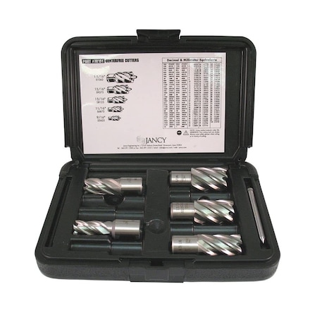Slugger By Fein Annular Cutter Set M42, 1 In Cut D, 5 Pc 63134999011