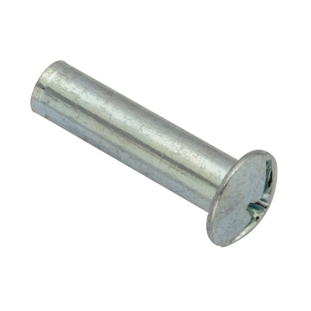 Ampg ComboBarrel, 5/16X1-1/4, 1/4-20 HT410SS Zn, 1/4 in-20, 1-1/4 in Brl Lg, 5/16 in Brl Dia Z4448-410HZ