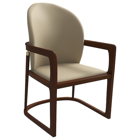 Leisuremod Svelta Elegant Wooden Dining Chair in Taupe SC58TP