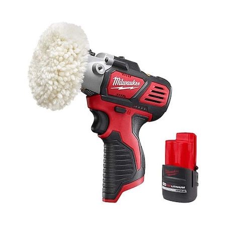 Milwaukee Tool M12 Polisher/Sander+M12 HO CP2.5 Battery 2438-20, 48-11-2425