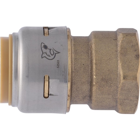 Sharkbite SharkBite Push to Connect 3/4 in. Push X 3/4 in. D FPT Brass Connector UR088A