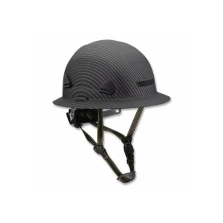 Honeywell Fibre-Metal Fibre-Metal Climbing Style Full Brim Safety Helmet, Type II, Class E, Ratchet Suspension,  068-CSH12080