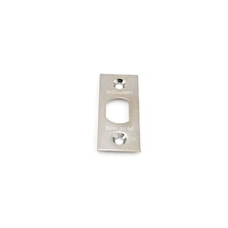 Schlage Residential Square Corner Spring Latch Face Plate Bright Chrome Finish F206476651