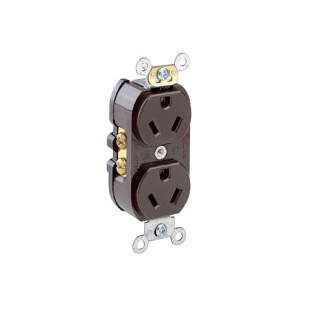 Leviton Commercial Grade Duplex Receptacle, 15 Amp, 277 Volt 5585