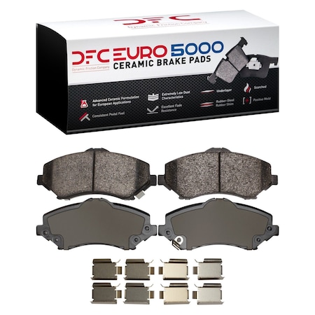 Dfc 5000 Euro Ceramic Disc Brake Pad Set, 1600-1273-01
