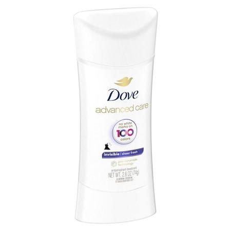 Dove Advanced Care Sheer Fresh Antiperspirant Deodorant Stick, 2.6 Ounce, 12PK 64364077