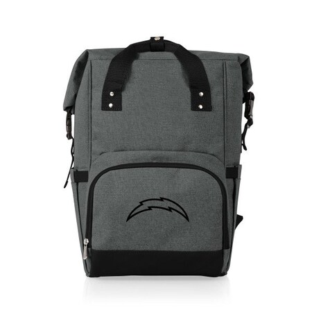 Picnic Time Family Of Brands NFL Los Angeles Chargers - On The Go Roll-Top Backpack Cooler 616-00-105-344-2