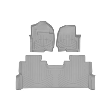 Weathertech Grey, Front and Rear FloorLiner HP 461012-1-2IM