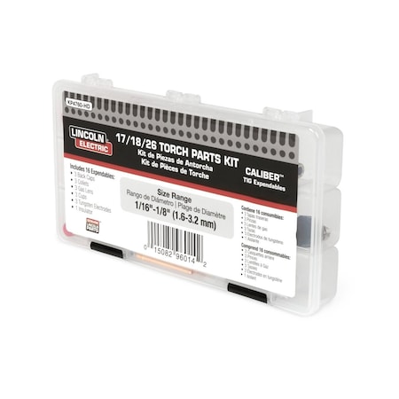 Lincoln Electric Heavy Duty Torch Parts Kit 17/18/26 KP4760-HD