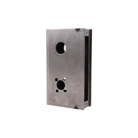 Keedex Aluminum Weldable Gate Box for Schlage L Mortise Lock K-BXMOR1-AL