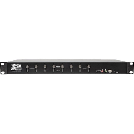 Tripp Lite KVM Switch DVI USB w/ Audio & USB Peripheral Sharing 1URM 8-Port B024-DUA8-DL