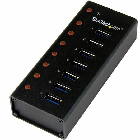 Startech.Com CONNECT 7 HIGH-PERFORMANCE DEVICES TO YOUR COMPUTER OR MAC WITH THIS COMPACT AND ST7300U3M