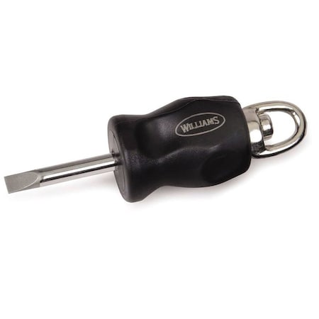 Williams Slot Screwdriver, 3/16", 3-7/8" OAL Slotted 3/16" JHWSDS-62-TH