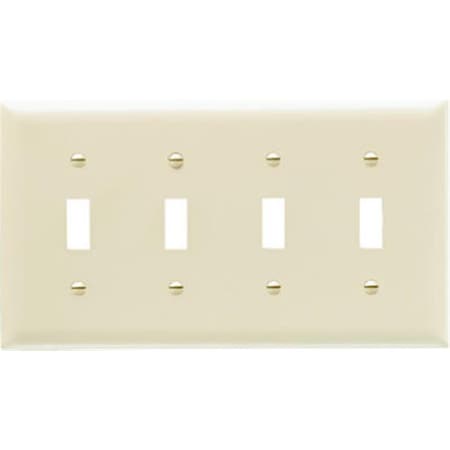 Nextgen SP4IU Urea Wall Plate, 4 Gang, Ivory NE570279