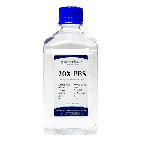 Growcells Phosphate Buffered Saline, 1 L, PK12 MRGF-6395-12
