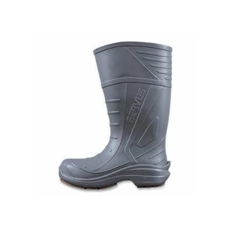 Servus Work Light Industrial Boot, Size 12, 15 in H, Ethylene-vinyl Acetate/Nitrile, Dark Gray 922-521151-12