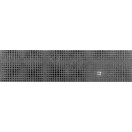 Apollo Tile Artisana 3x12 in. Eastern Black Textured Etched Dot Elongated Subway Tile (5 sq ft/case) 20PK APLEFT8801BLA