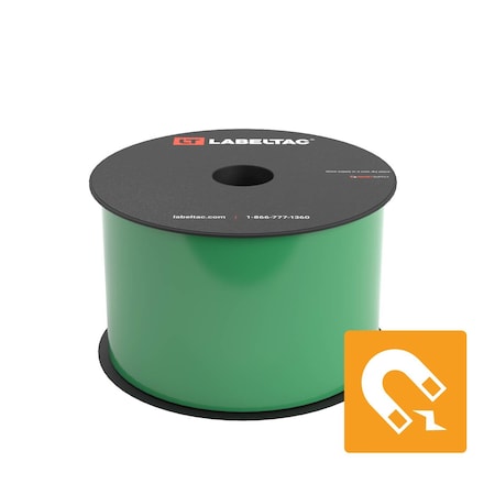 Labeltac Magnetic Supply 3in x 25ft LT4/Pro X, Green LT305M
