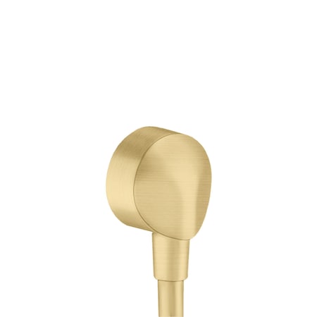 Hansgrohe FixFit Wall Outlet with Check Valves in Brushed Gold Optic 27458253