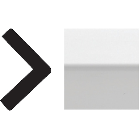 Royal 1-1/4''x1-1/4''x8 ' Wht PVC Outside Corner Molding 5074017