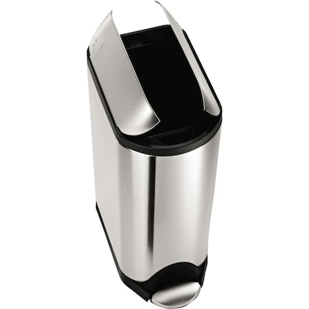 Simplehuman 119 gal Step-On Can, Brushed, Stainless Steel, 10.4 in CW1897