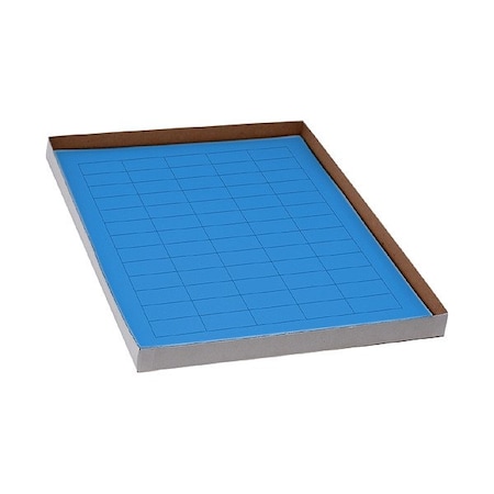 Zoro Select Cyro Label, Blue, Polypropylene, PK20 GRAING-C122