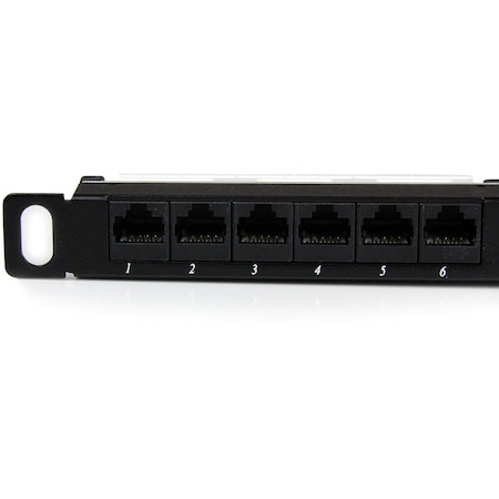Startech.Com 24 PORT 0.5U RACKMOUNT CAT5E PATCH PANEL PANELHU24
