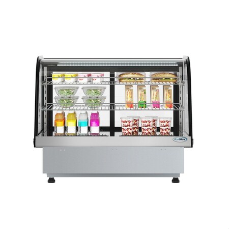 Koolmore 34.5 in. Drop-In Countertop Display Refrigerator in Black DICDC-160-BK