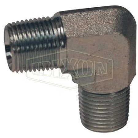 Dixon Hydraulic Elbow, 1-11-1/2 Nominal, Male NPTF, Carbon Steel, Domestic 5500-16