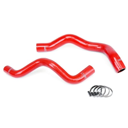 Hps Performance High Temp Reinforced Silicone Radiator Coolant Hose Kit, Red,  57-1332-RED