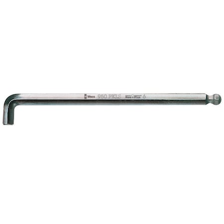 Wera 950 PKLS L-key, metric, chrome plated, 5 x 160 mm 5022045001