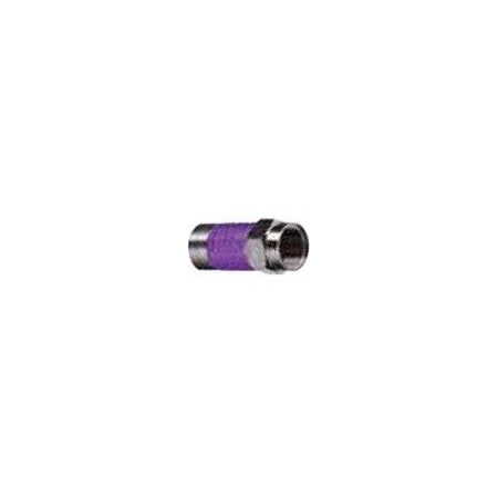 Ideal RG6Q F tool-Lss Cmpcon Purp/50, PK50 85-178