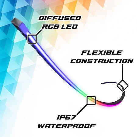 Xk Glow Gap Strip 2x49in plus 2x80in Body MX-BG-PRO