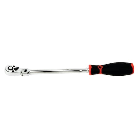 Performance Tool 1/4 in. Dr. Flex Head Ratchet, 108 Gear Teeth, Flex Head W36181