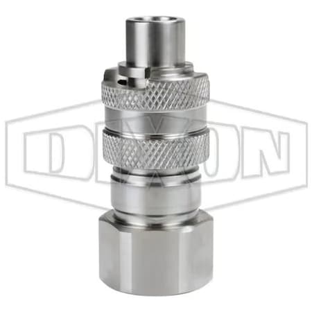 Dixon BOWES NIPPLE, 3/4 in-14 NPTF, 316SS N4F6-SS