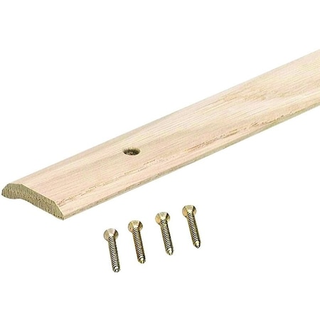 M-D Building Products Carpet Trim, 3614 in L, 144 in W, Hardwood, Unfinished 85357