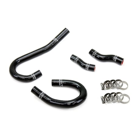 Hps Performance High Temp Reinforced Silicone Heater Coolant Hose Kit, Black,  57-1473-BLK