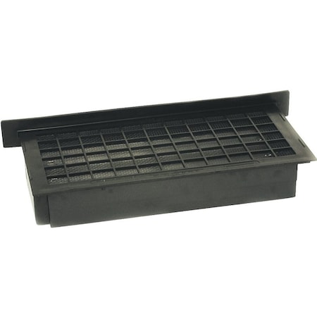 Bestvents Grill, Thermoplastic, Black A-ELBLACK