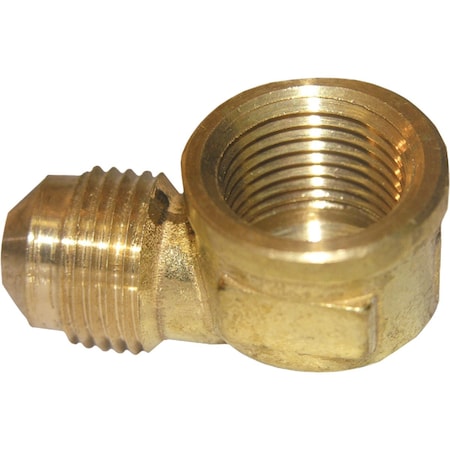 Westlake Pipe & Fittings 3/8'' MFLx3/8'' FPT 90 Deg. Flare Brass Elbow, 1/4 Bend 17-5031